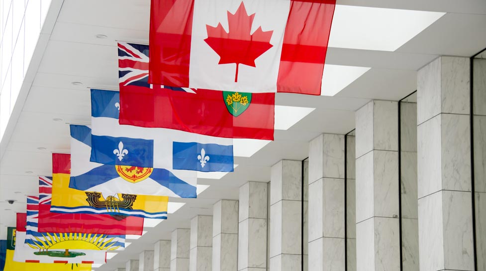 Canadian Regulatory System flags